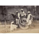 British India: Snake charmersPhotographer: Taurines, Shepherd & Robertson and unknown. Snake