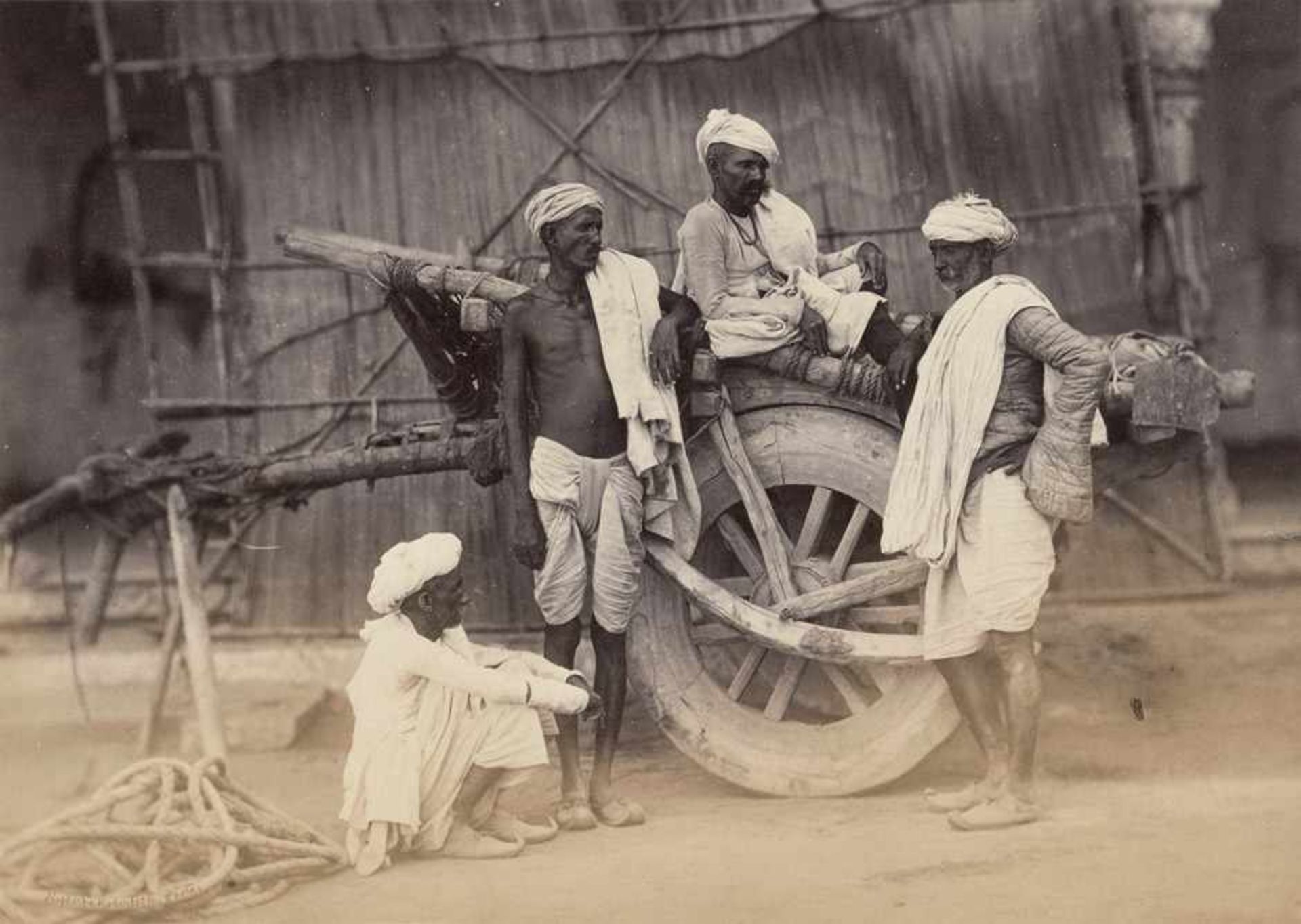 British India: Snake charmersPhotographer: Taurines, Shepherd & Robertson and unknown. Snake