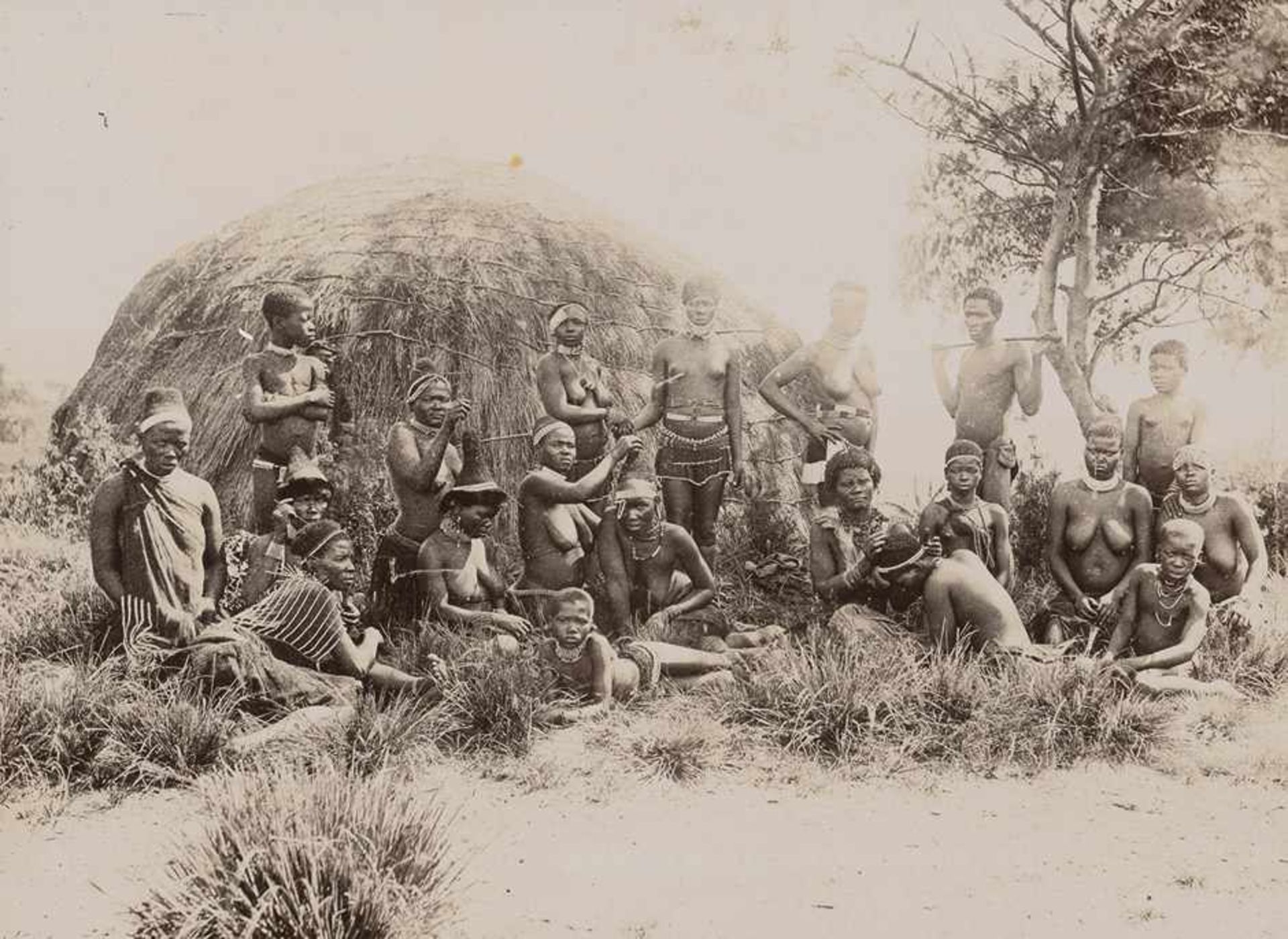 Africa: Inhabitants of various African regionsPhotographer unknown. Inhabitants of various African