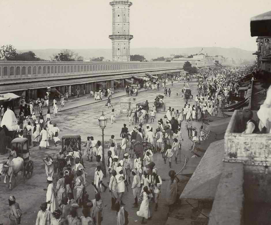 British India: Street and market scenes and Royal visit in Calcutta 1912Photographer: Gobindram & - Image 2 of 2