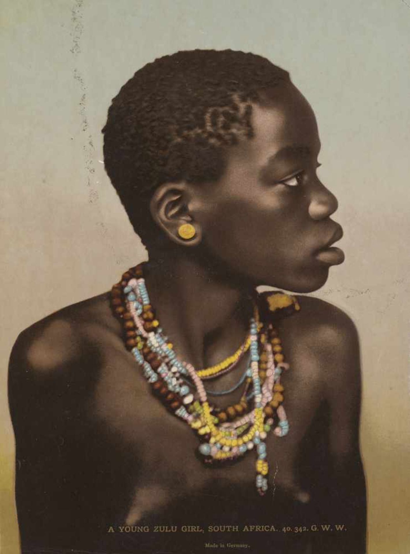 Africa: Inhabitants of various African regionsPhotographer unknown. Inhabitants of various African - Bild 3 aus 3