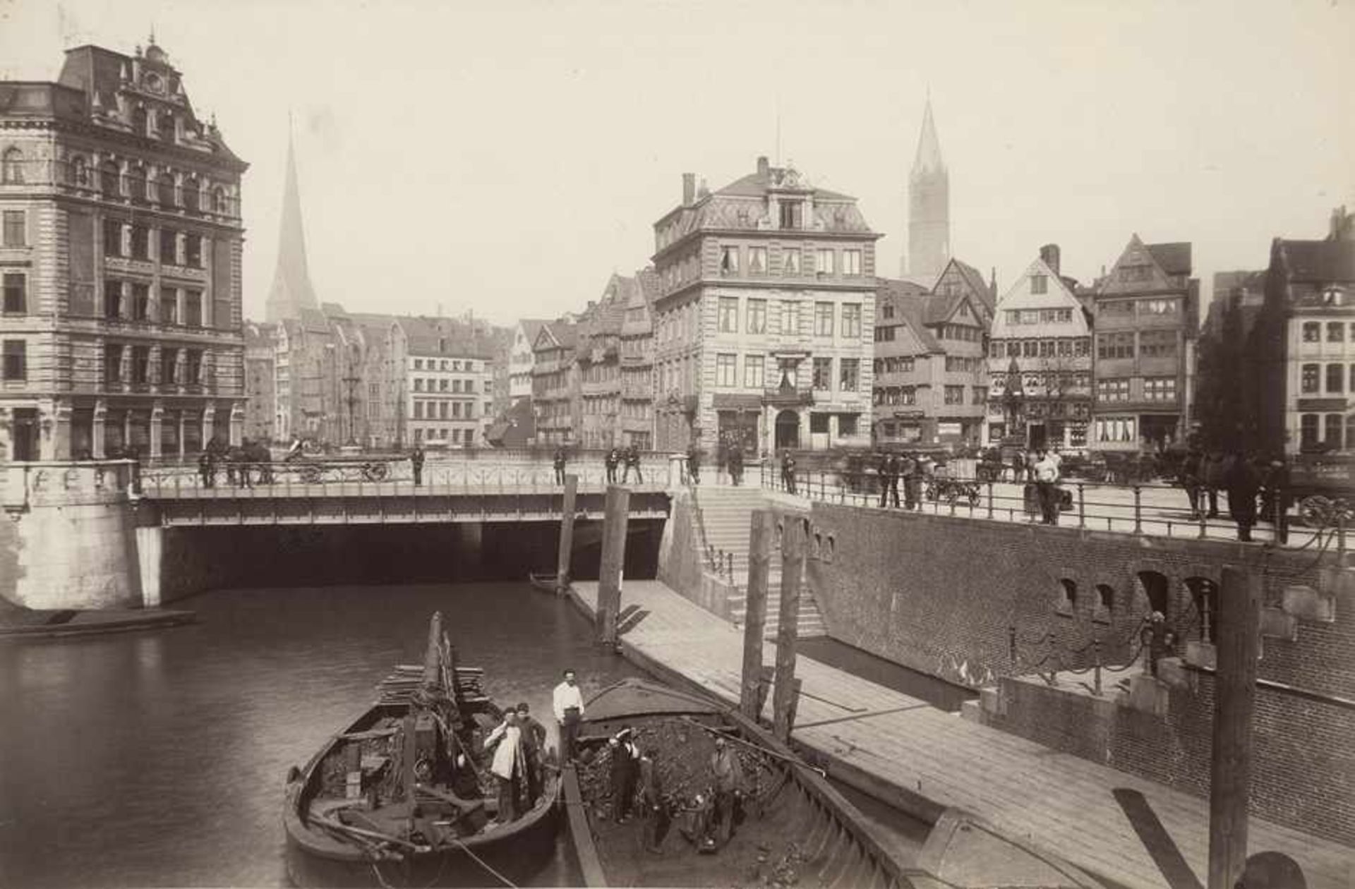 Koppmann, Georg: Views of HamburgViews of Hamburg. 1879 -1885. 15 large-format albumen prints.
