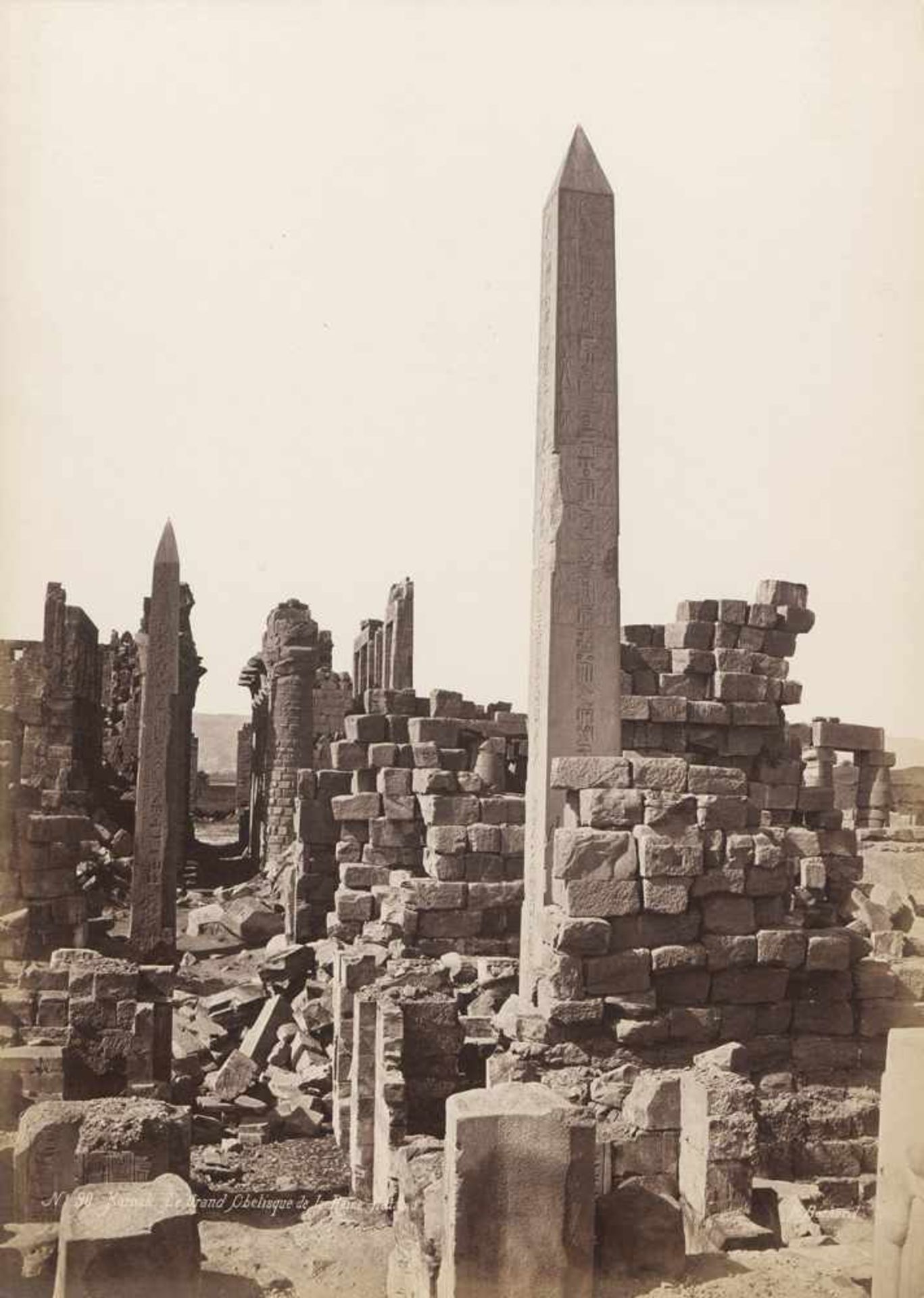 Béchard, Henri: Views of EgyptViews of Egypt: ruins, temples of Karnak, landscapes and portraits. - Bild 3 aus 3