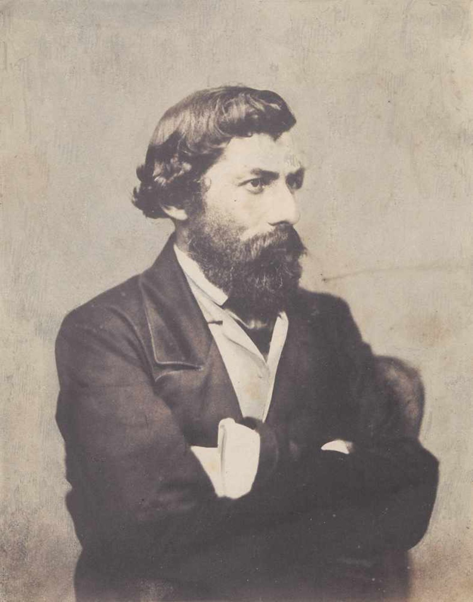 Löcherer, Alois: Portrait of the architect and painter Ludwig LangePortrait of the architect and