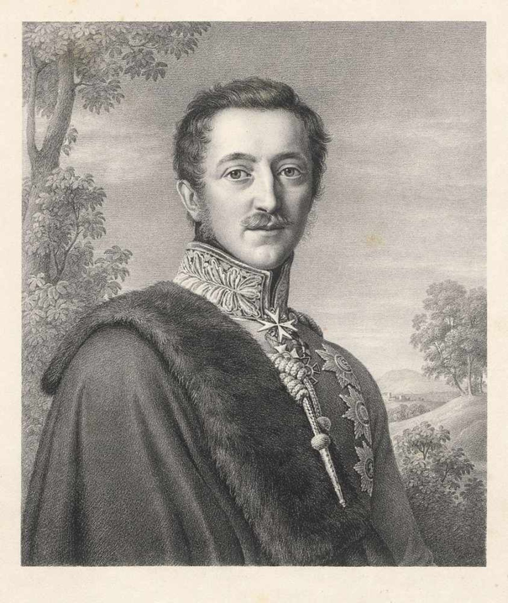 Ernst I., Fürst von Hohenlohe-Langenburg: Eigenhänd. Brief 1829Ernst I., Fürst von Hohenlohe-