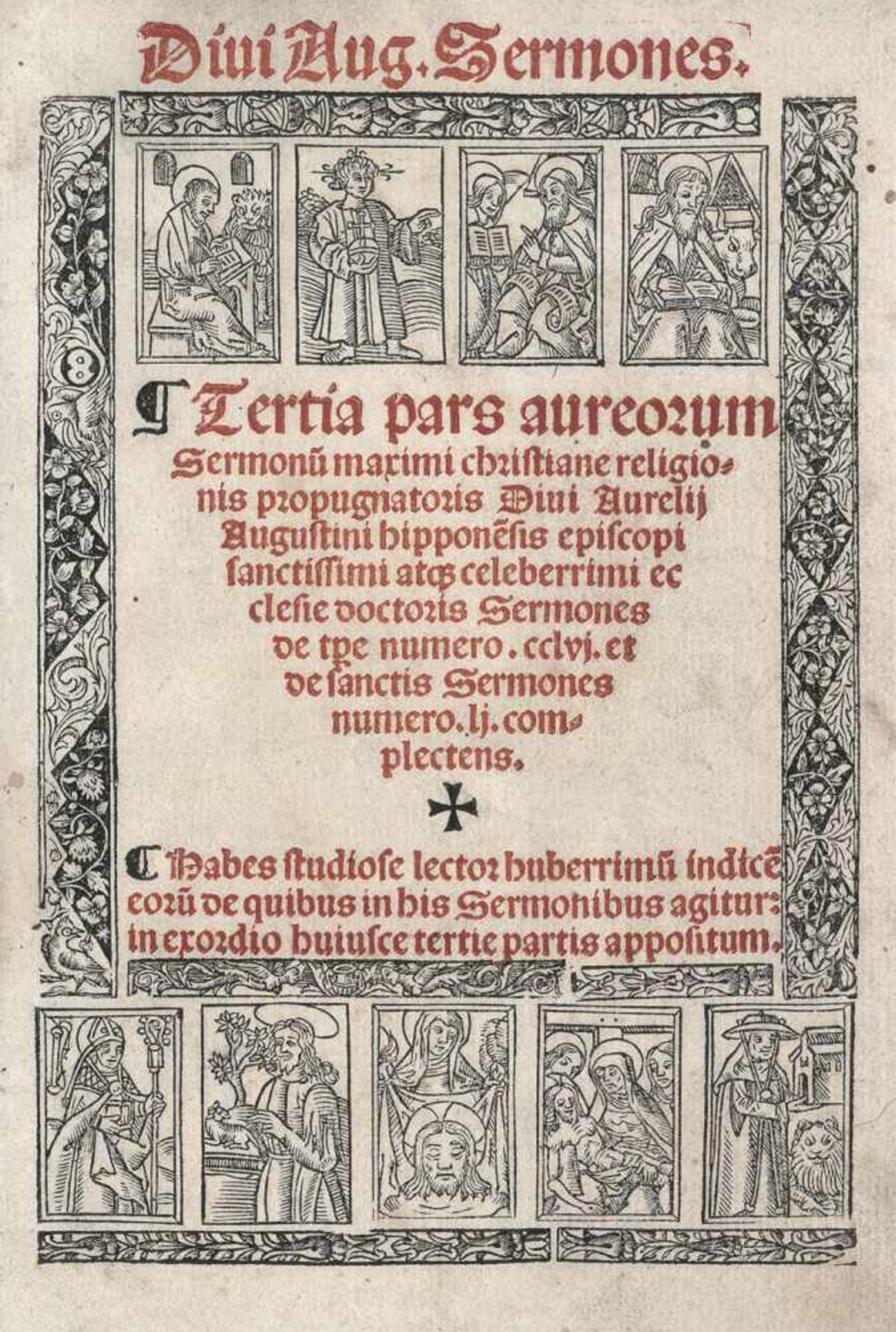 Augustinus, Aurelius: Sermones. Teil II (von 2): Tertia pars aureorum sermonumAugustinus,