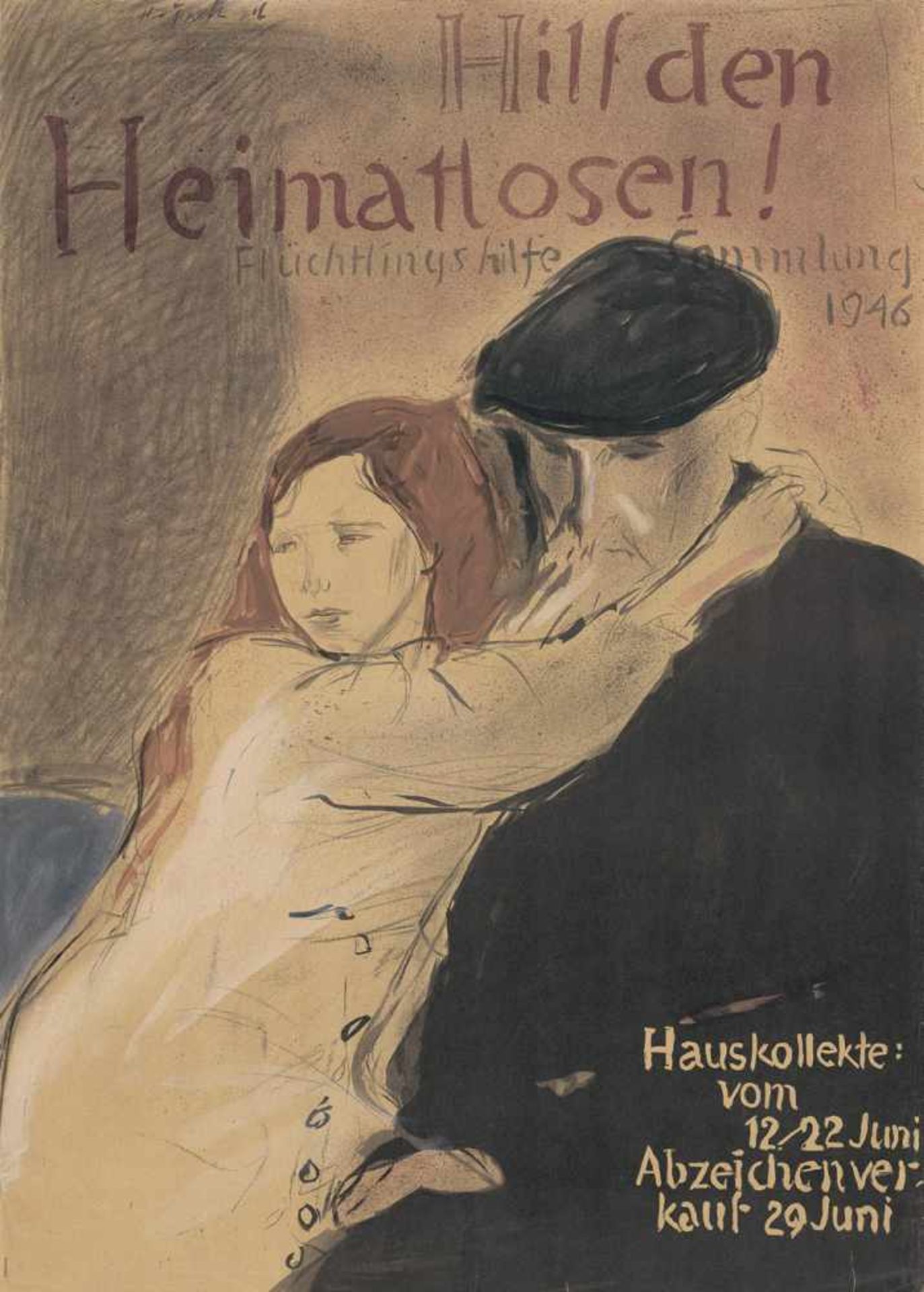 Falk, Hans: Hilf den HeimatlosenFalk, Hans. Hilf den Heimatlosen! Flüchtlingshilfe Sammlung 1946.