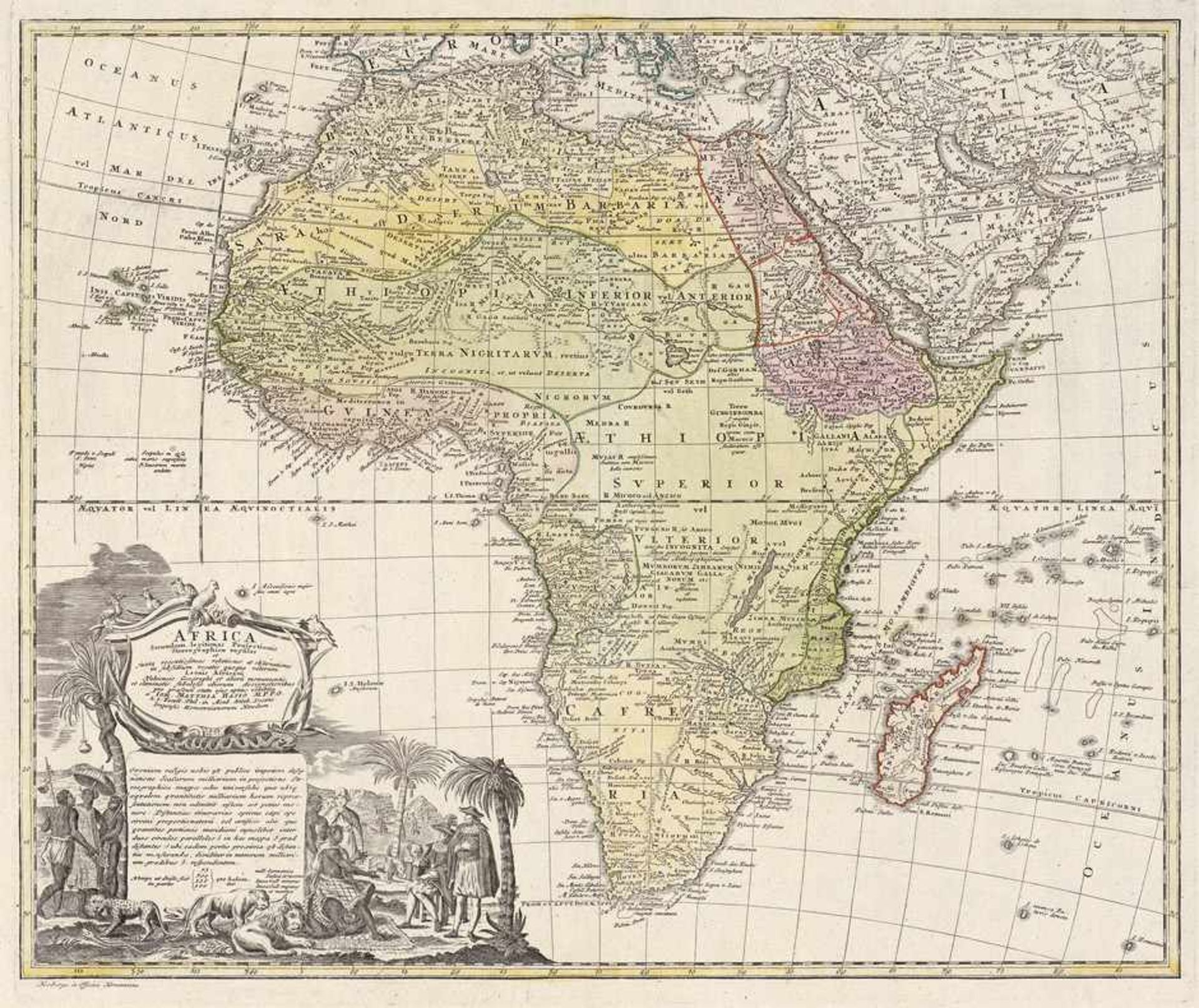 Hasius, Johann Matthias: AfricaHasius, Johann Matthias. Africa secundum legitimas projectionis