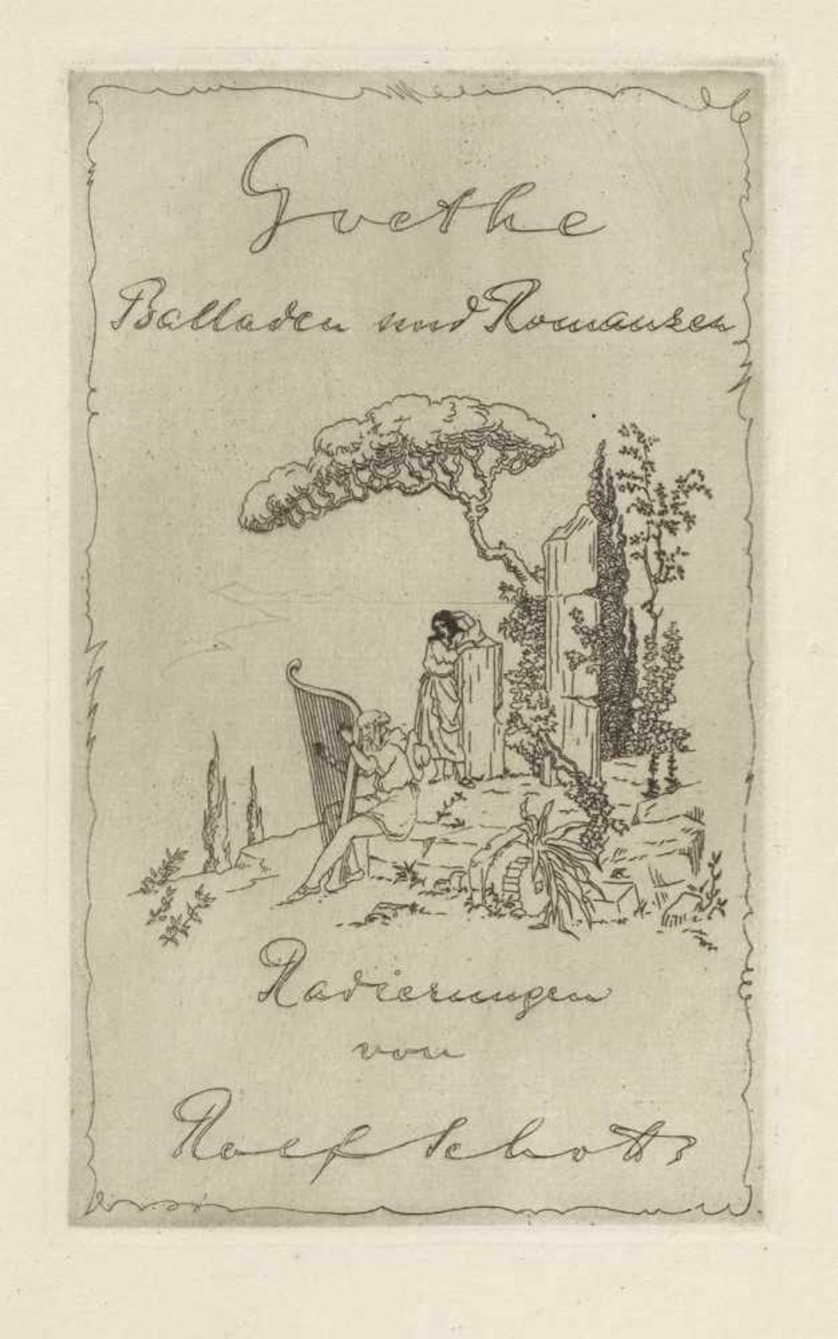Goethe, Johann Wolfgang von und Schott, Rolf - Illustr.: Balladen und RomanzenGoethe, Johann