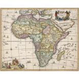 Visscher, Nicolaes: Africae accurata tabulaVisscher, Nicolaes. Africae accurata tabula. Kolorierte
