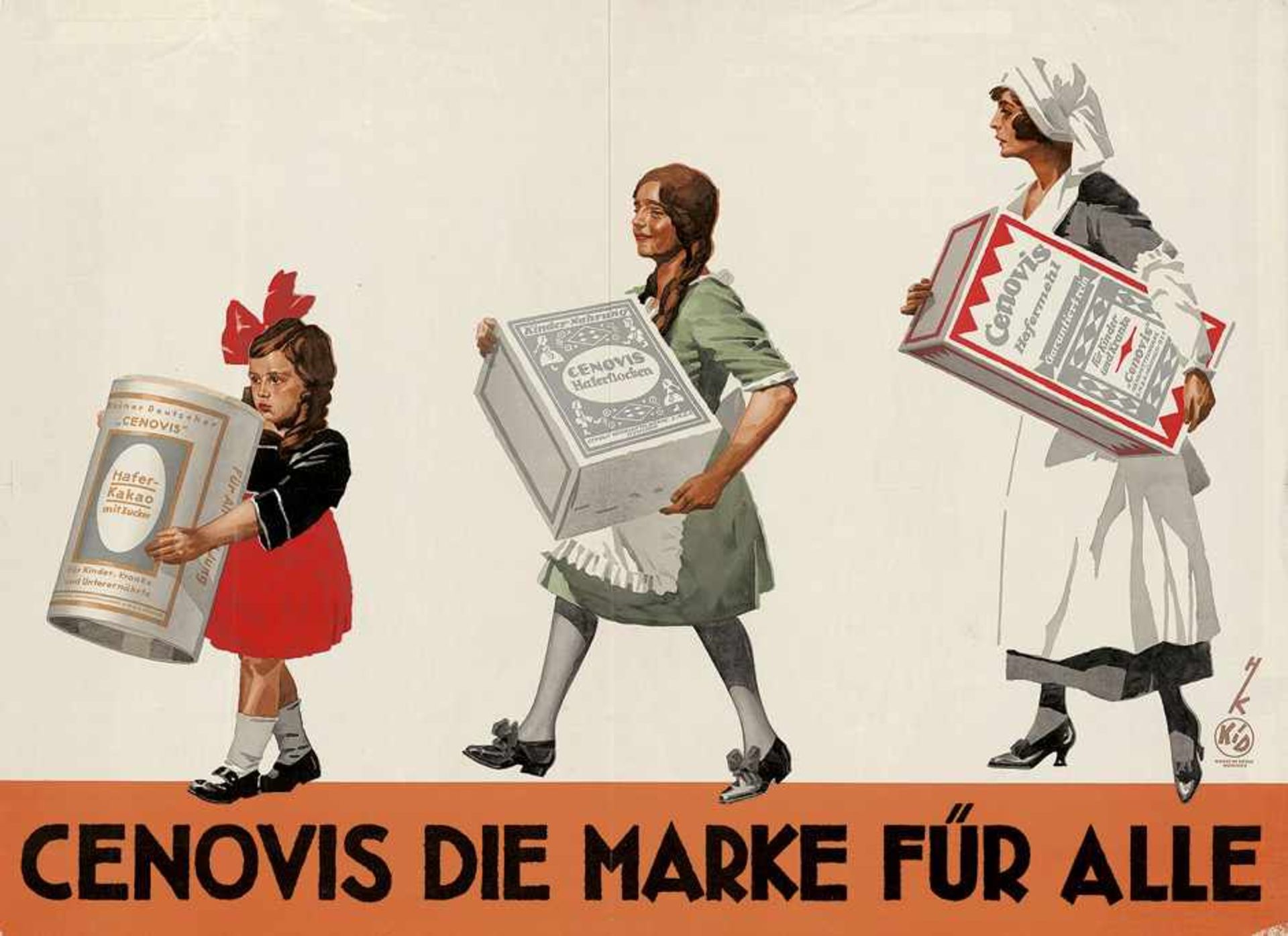 Cenovis: Die Marke für allesCenovis. Die Marke für alles. Farblithographie. 88 x 122,5 cm.