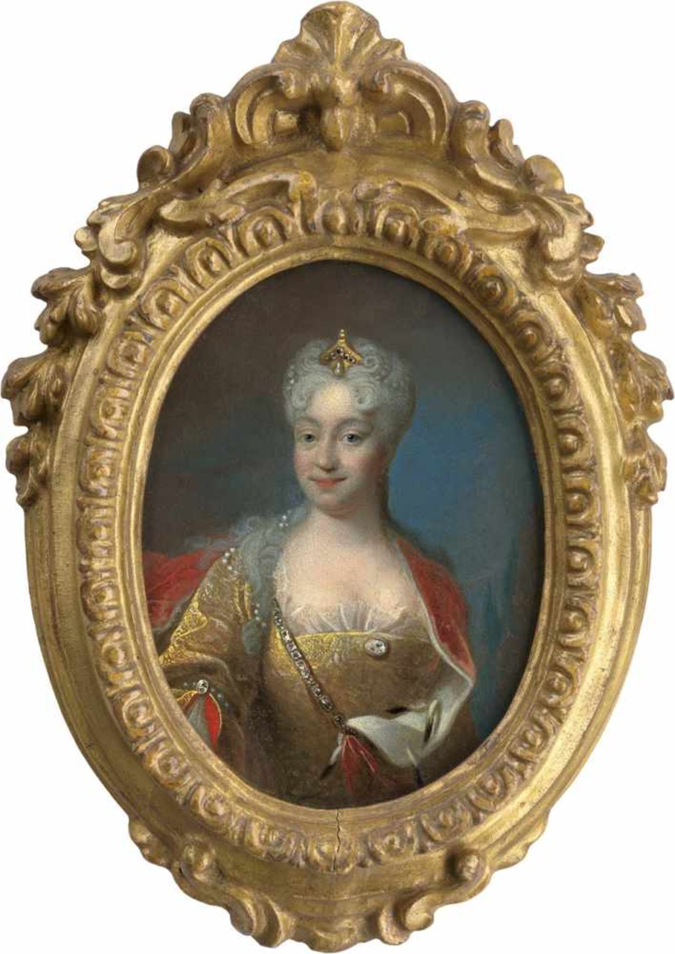 Kontinentaleuropäisch: um 1720. Bildnis der Therese Kunigunde Kurfürstin von Bayernum 1720.