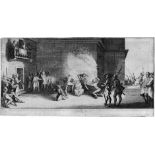 Callot, Jacques: La Grande PassionLa Grande Passion. 7 Radierungen. Je ca. 11 x 21,5 cm. Meaume 12-