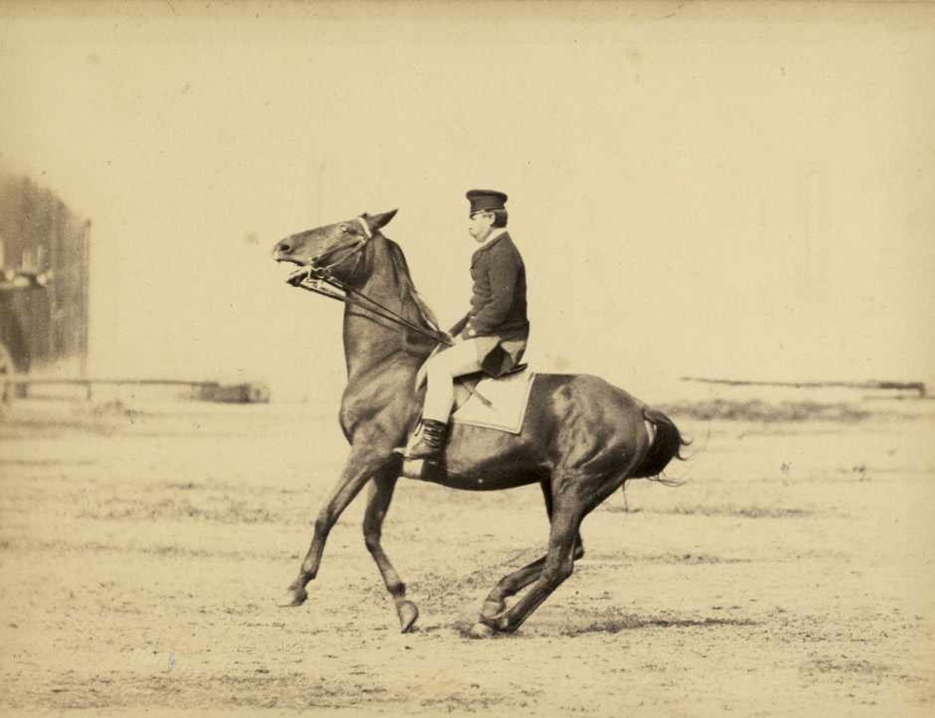 Anschütz, Ottomar: Calvary horses with riders, GraditzCalvary horses with riders, Graditz. 1883. 3 - Bild 3 aus 3