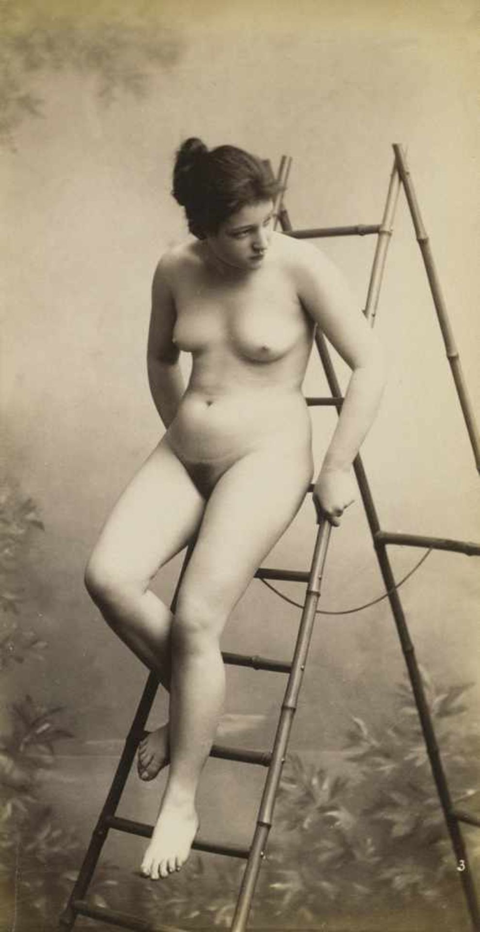 Erotic Photography: Selection of female nudesPhotographer unknown. Selection of female nudes. 1890s. - Bild 2 aus 5