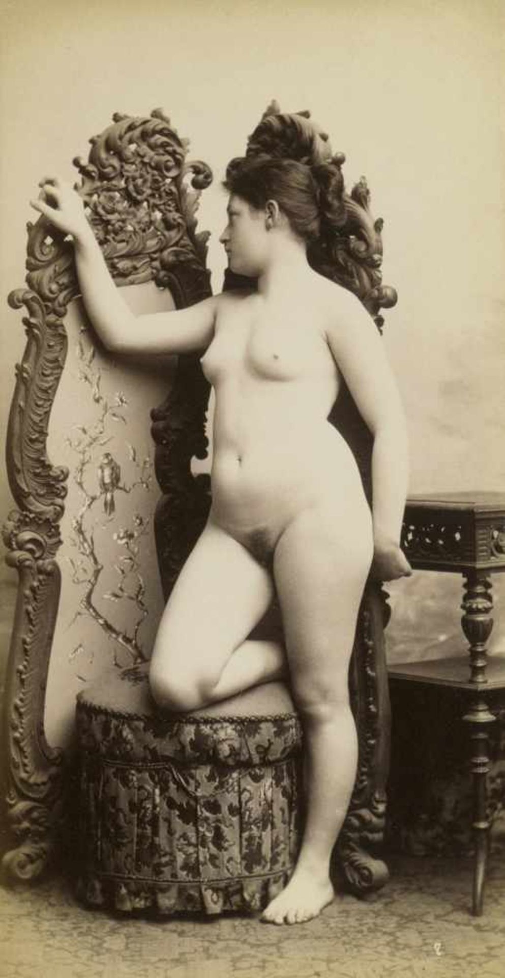 Erotic Photography: Selection of female nudesPhotographer unknown. Selection of female nudes. 1890s. - Bild 5 aus 5