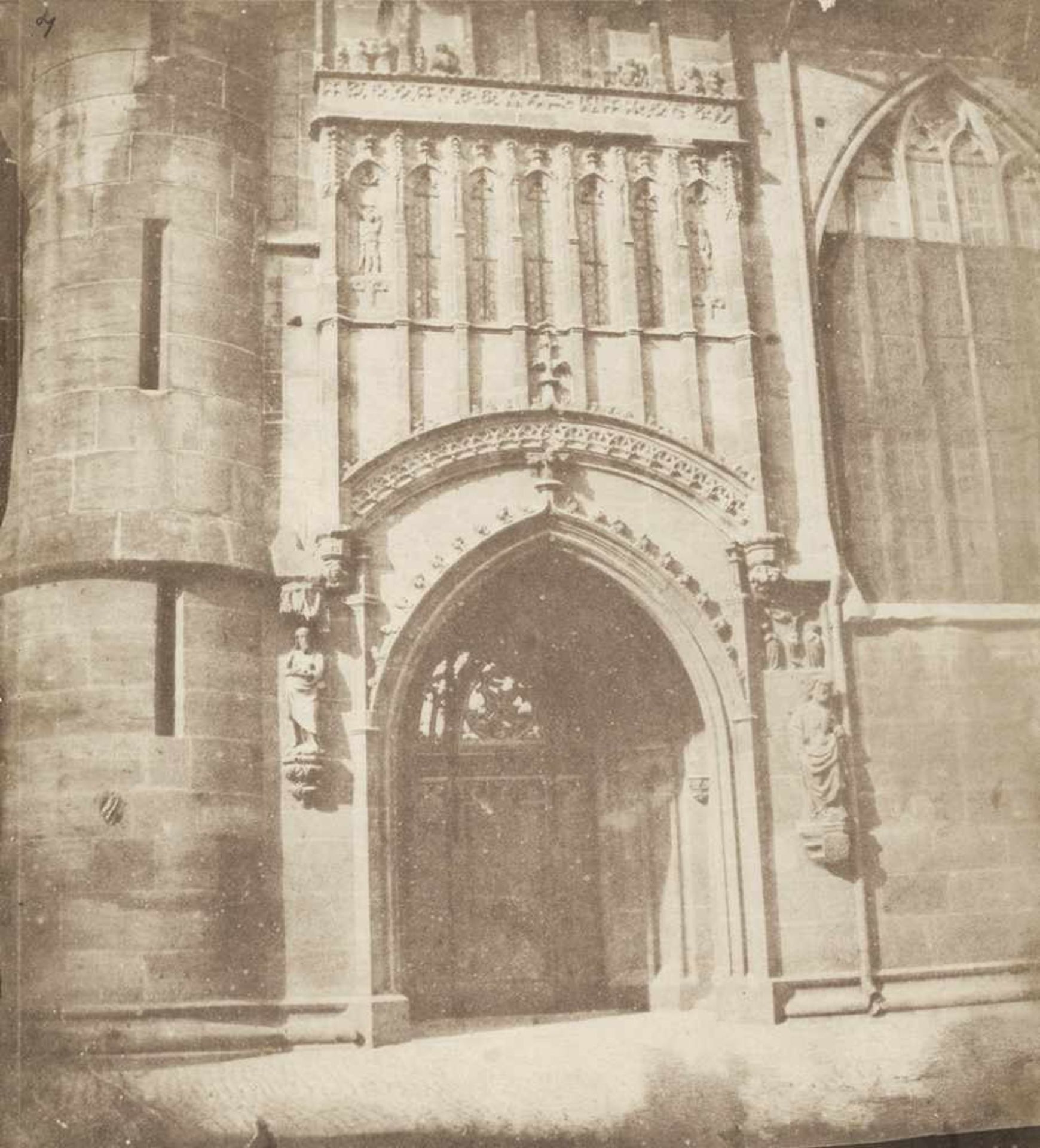 Schmidt, Georg: Lorenzkirche(Attributed to). Lorenzkirche, Nuremberg. Late 1840s/early 1850s. 3 salt