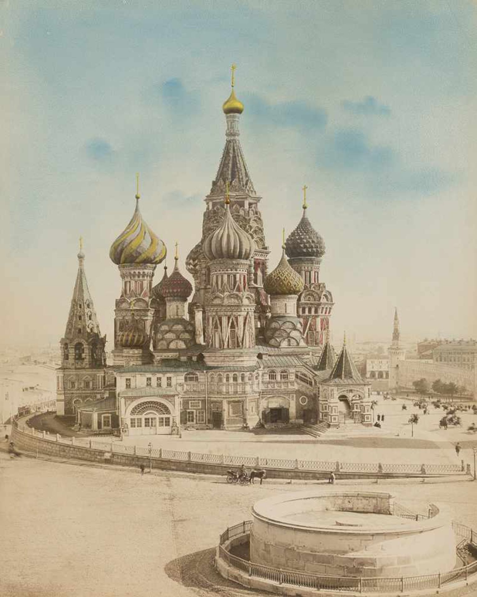 Daziaro, Joseph: View of St. Basil's Cathedral, Moscow(Attributed to). View of St. Basil's