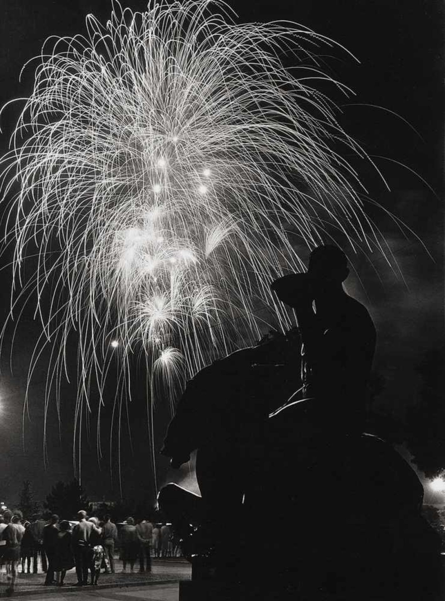 Peter Sr., Richard: Fireworks for May 1, in DresdenFireworks for May 1, in Dresden. 1960s. Vintage
