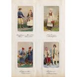 European Folk Costumes: European folk costumesEuropean folk costumes. 1860s. 104 finely hand-colored