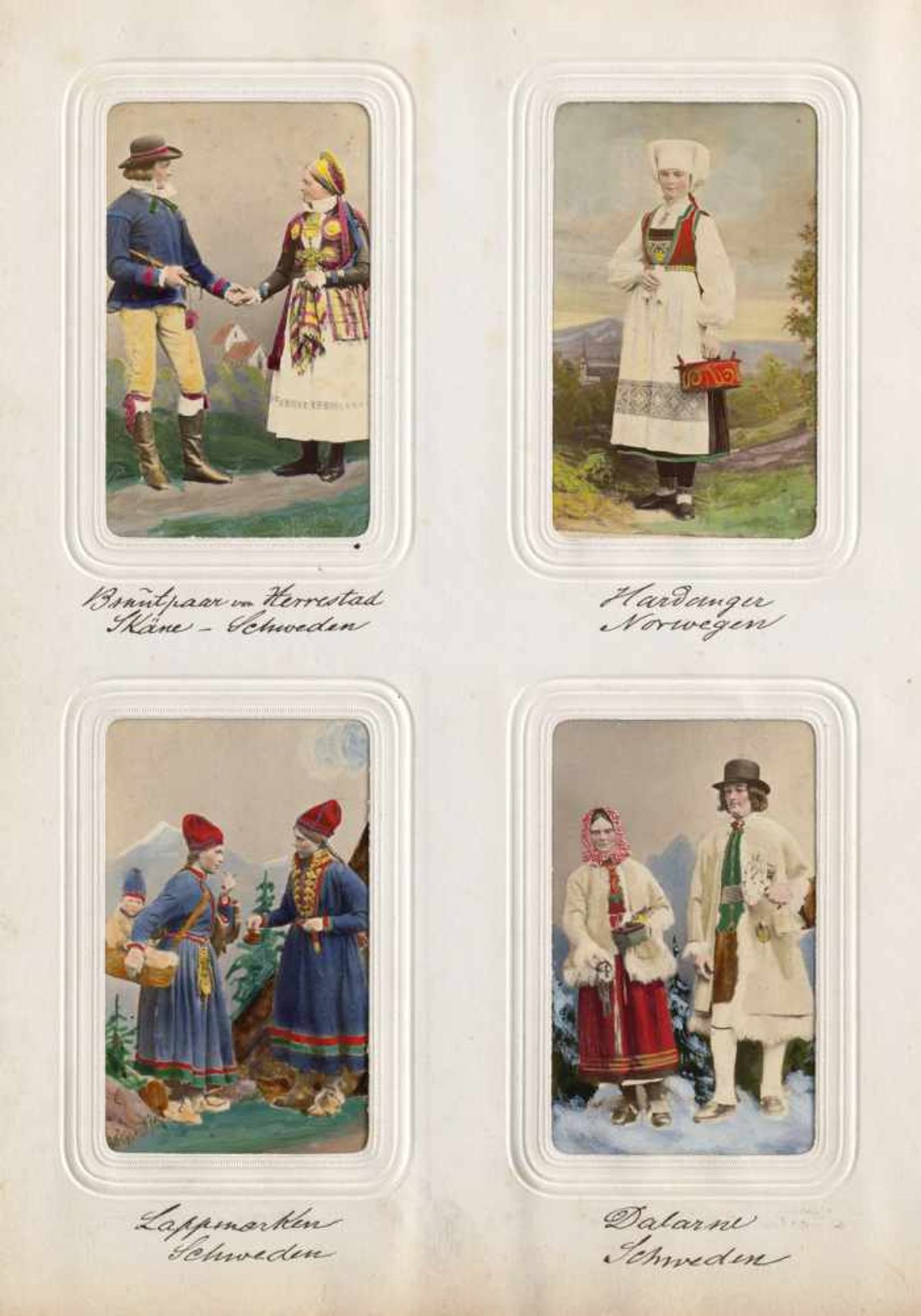 European Folk Costumes: European folk costumesEuropean folk costumes. 1860s. 104 finely hand-colored