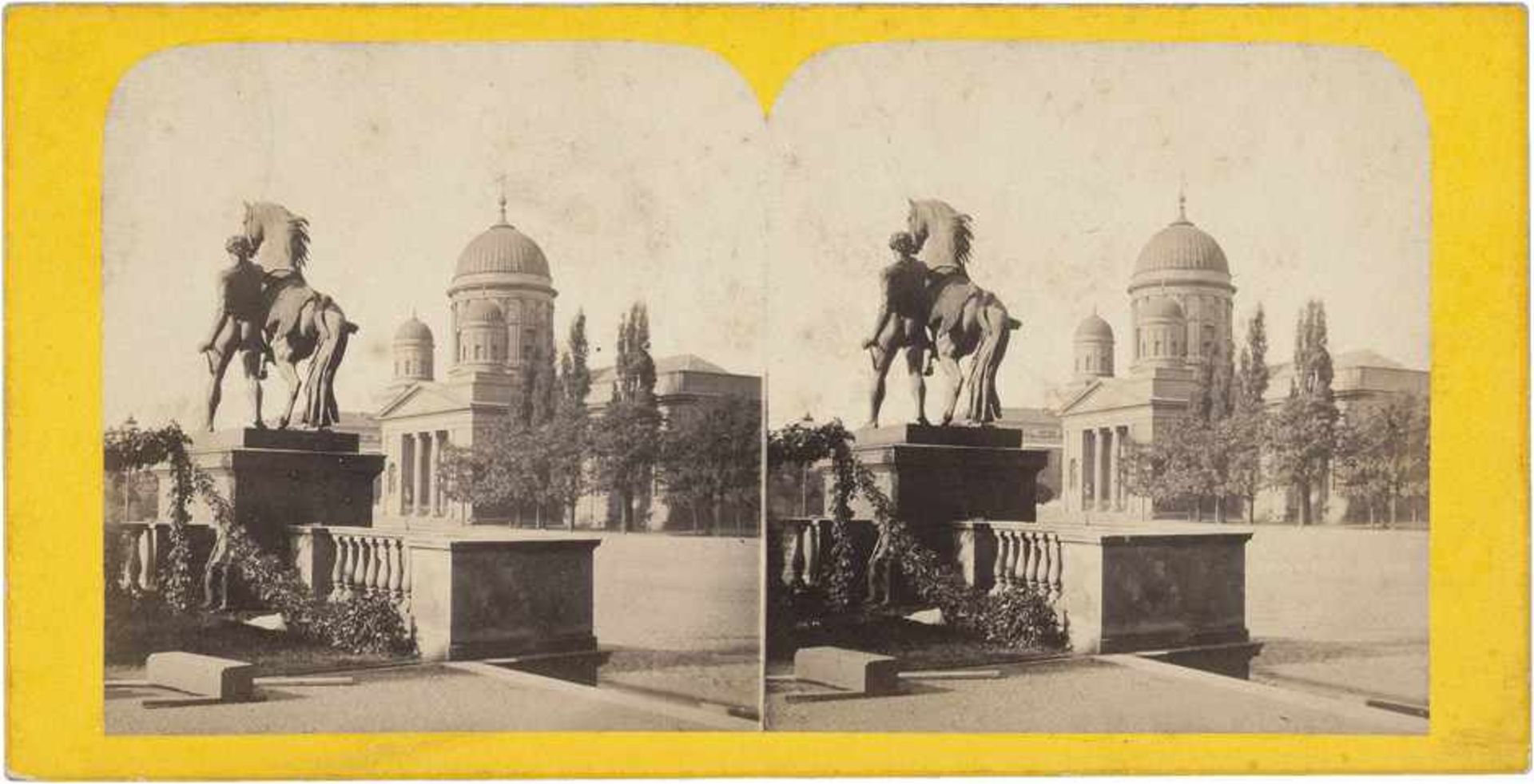 Berlin: Views of BerlinPhotographer unknown. Views of Berlin. 1850s-60s. 24 albumen stereo views.