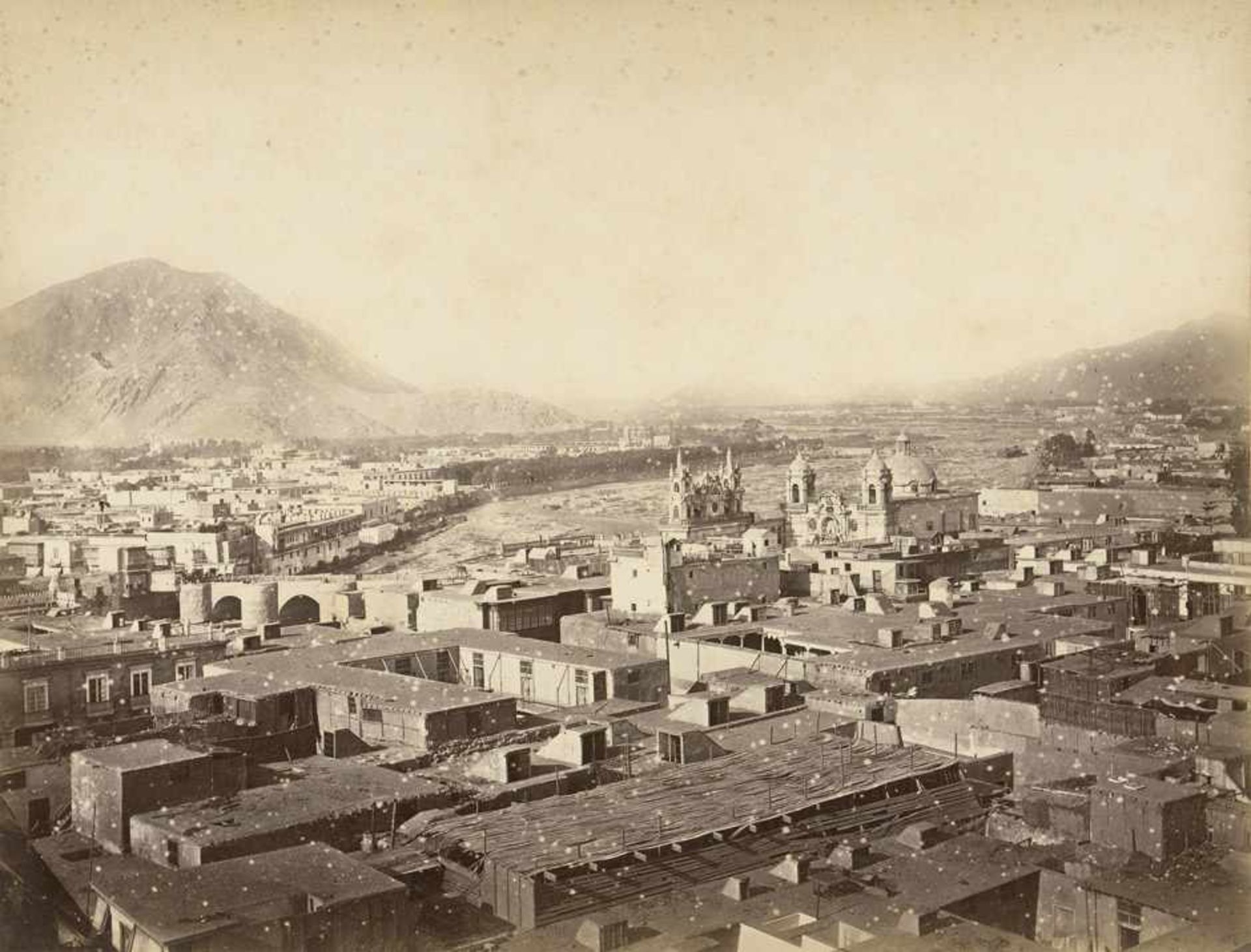 Lima: Views of LimaPhotographer: Eugenio Courret (1841-1900?). Views of Lima and portraits of