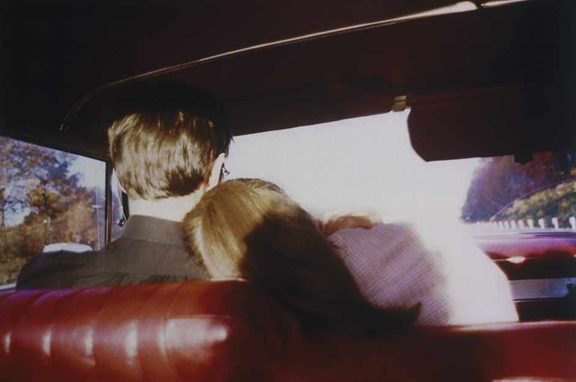 Goldin, Nan: "Kim and Mark in my red car, Newton, MA""Kim and Mark in my red car, Newton, MA".