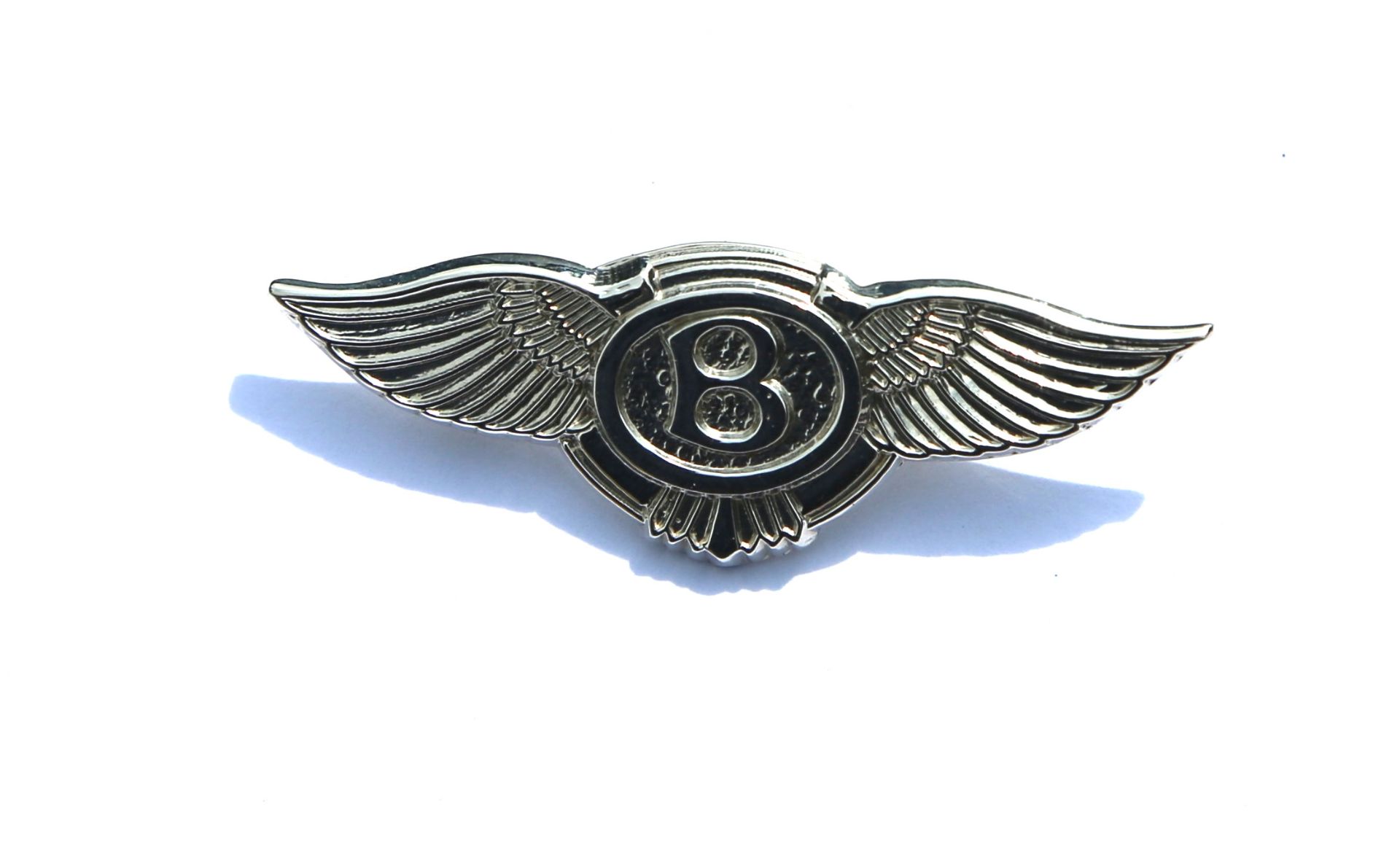 Bentley: Hallmarked silver Bentley Motors salesman's lapel pin