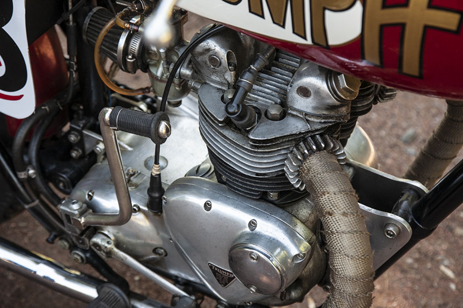 1964 Triumph 3TA speed twin motorcycle - Image 5 of 10