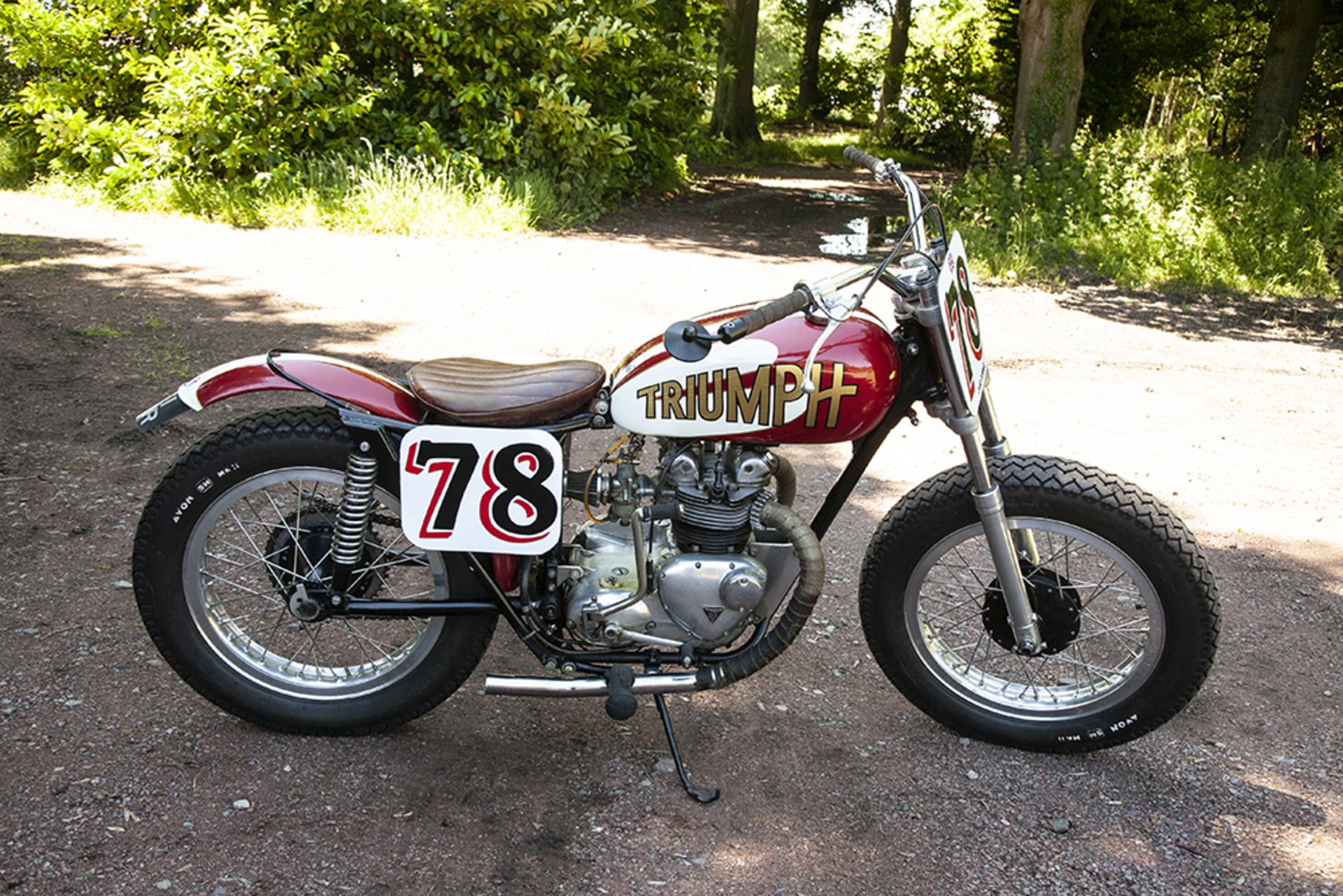 1964 Triumph 3TA speed twin motorcycle