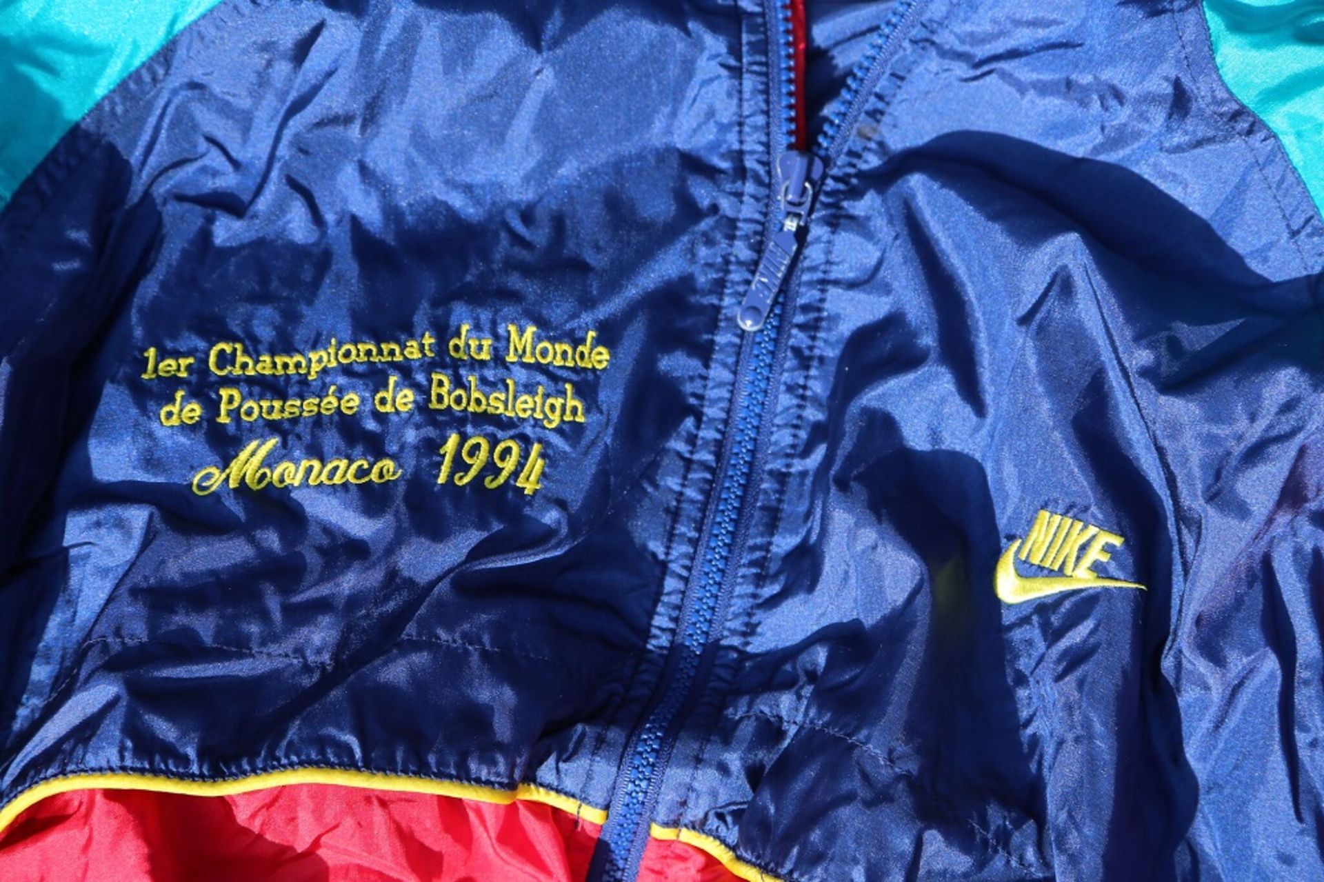 HRH Prince Albert of Monaco: Nike Winter Jacket embroidered with Monaco Bobsleigh team insignia from - Image 2 of 2