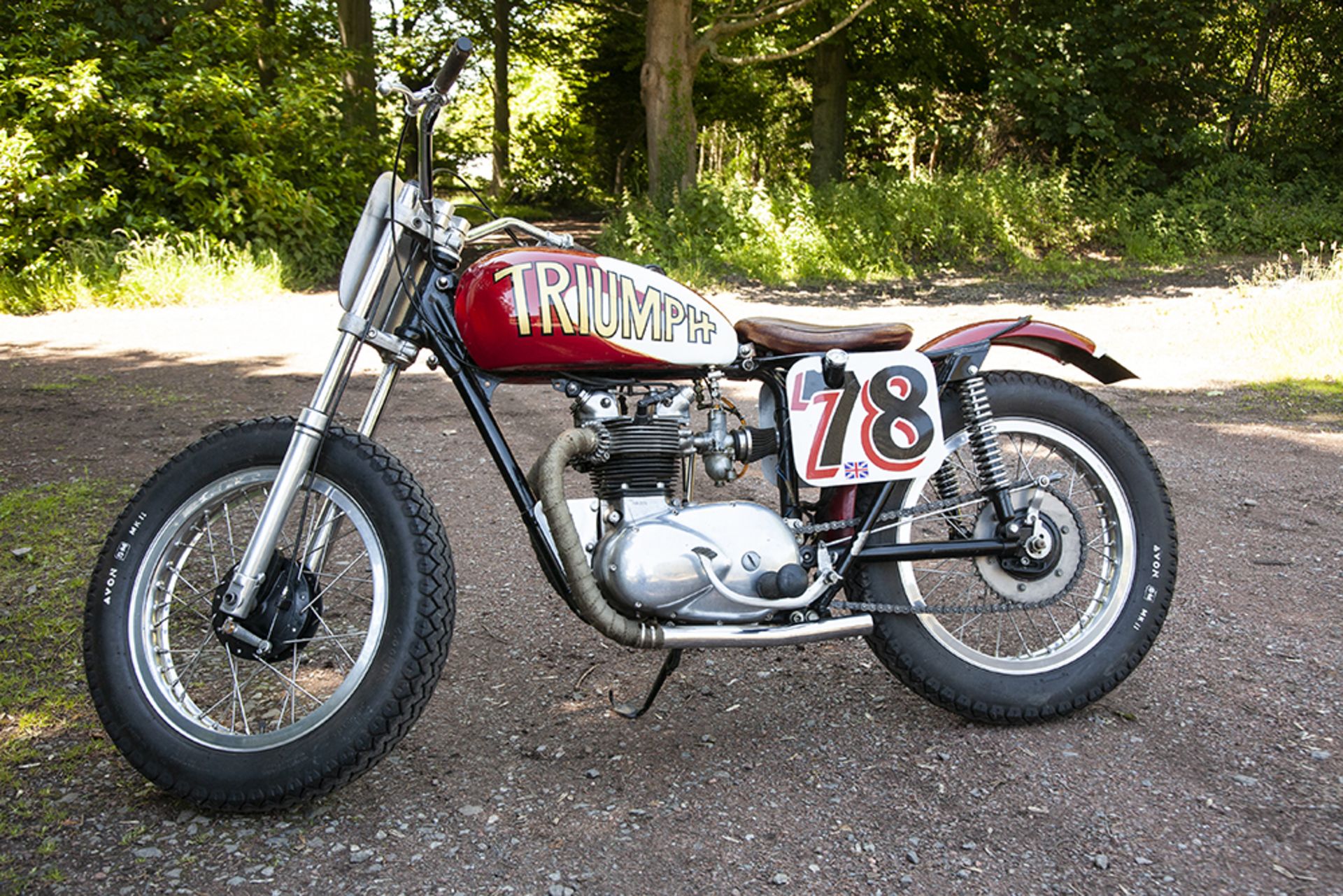 1964 Triumph 3TA speed twin motorcycle - Image 9 of 10
