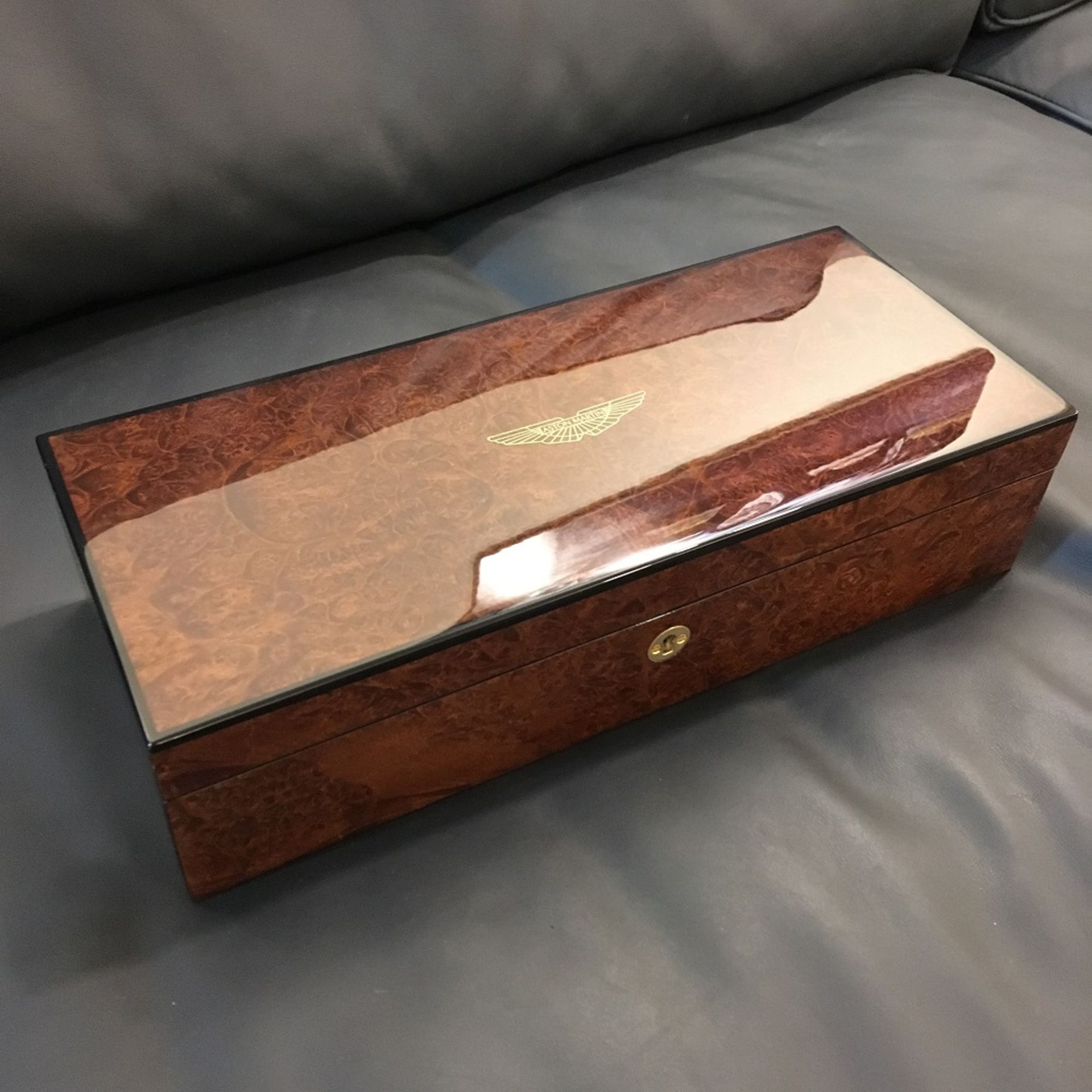 Aston Martin Walnut Jewellery Watch Box James Bond 007