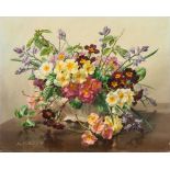 * Albert Williams [1874-1955]- Still life of Spring Flowers,