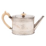 A Victorian silver teapot, maker Robert Harper, London,