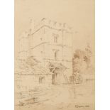 Paul Sandby Munn [1773-1845]- Weatherall Priory, Cumberland,