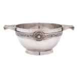 A George VI silver quaich, maker Goldsmiths & Silversmiths Co Ltd, London,