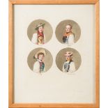 Swiss School 19th Century- Costume Studies,