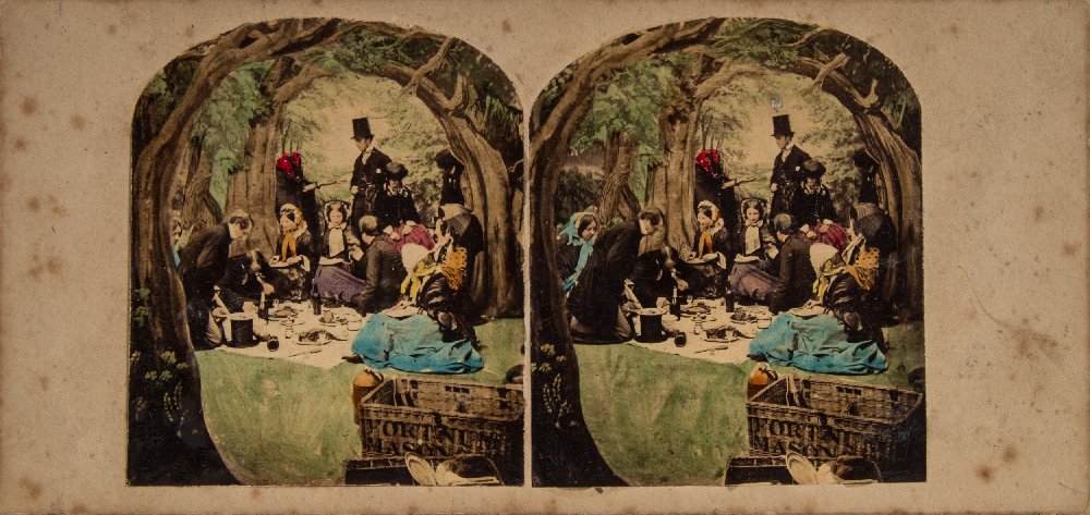 A group of thirty mid 19th century photographic stereoscope cards:, - Image 5 of 11