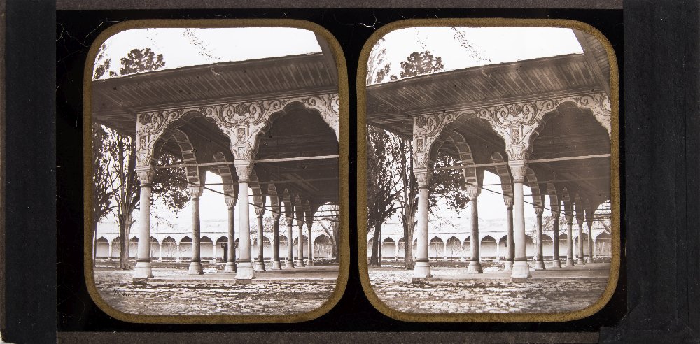 A group of twelve mid-19th century diapositive stereoscopic plates by Ferrier & Soulier, - Image 4 of 4