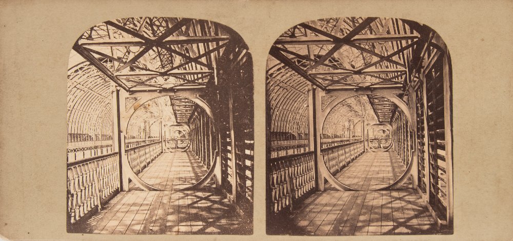 A group of twenty eight stereoscope photographs of Crystal Place at Sydenham:, - Image 12 of 14