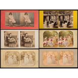 A group of twenty six GB and foreign stereoscope cards:,