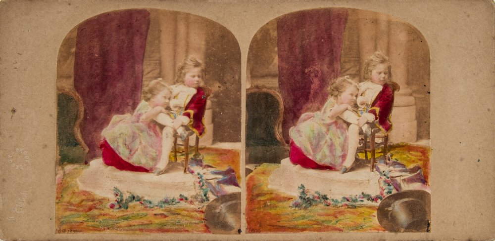 A group of thirty mid 19th century photographic stereoscope cards:, - Image 4 of 11