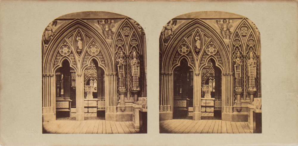 A group of twenty eight stereoscope photographs of Crystal Place at Sydenham:, - Image 11 of 14