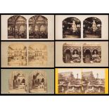 A group of twenty eight stereoscope photographs of Crystal Place at Sydenham:,