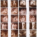 A group of twenty six glass diapositive stereoscopes of nude studies 'Des Nus Jules Richard':,