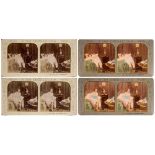 Erotic Stereo Cards : Le Lever de la Parisienne',