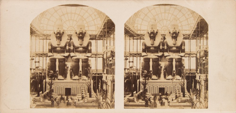 A group of twenty eight stereoscope photographs of Crystal Place at Sydenham:, - Image 8 of 14