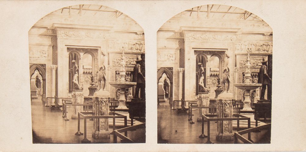 A group of twenty eight stereoscope photographs of Crystal Place at Sydenham:, - Image 4 of 14